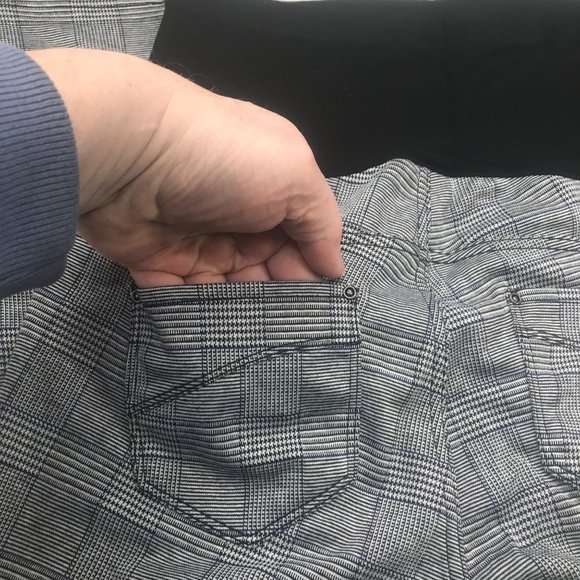 Time And Tru Women's Size Medium 8-10 Maternity Jegging Multicolor Plaid New - Picture 15 of 15